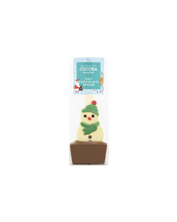 Cocoba Christmas Snowman Milk Hot Chocolate Spoon 50g