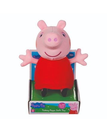 PEPPA PIG TALKING SOFT TOY (RED DRESS)