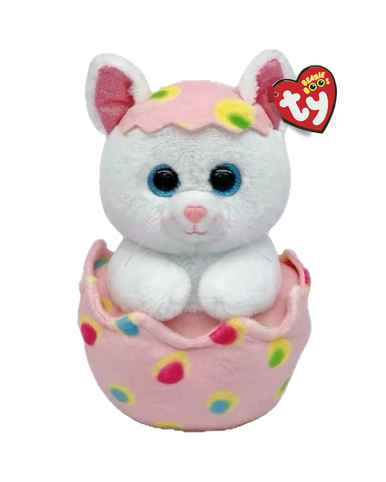 TY Beanie Boos Giggles Cat in Egg Regular