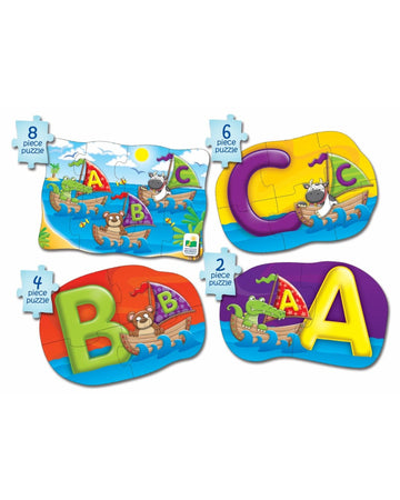 The Learning Journey My first Puzzle Sets 4 in a Box Puzzles ABC