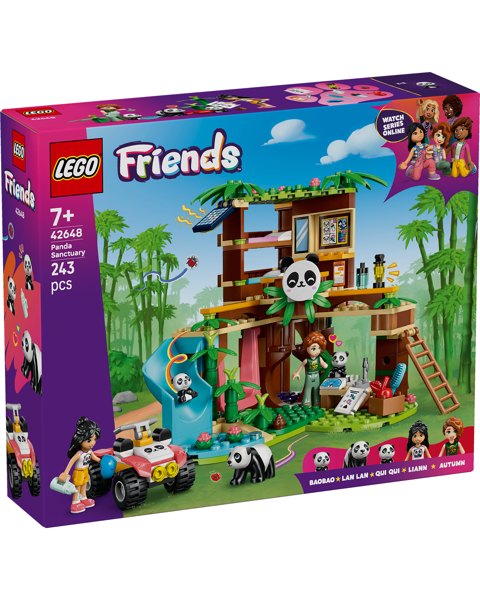Lego Friends Panda Rescue 41422 Panda Jungle Tree House Panda Lego