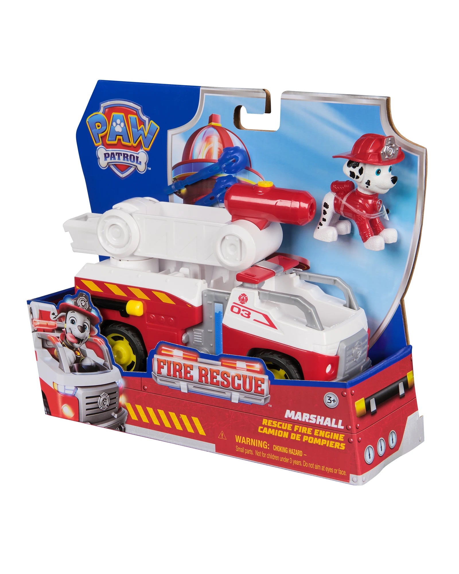 PAW Patrol Fire Rescue Themed Vehicle Marshall Solid