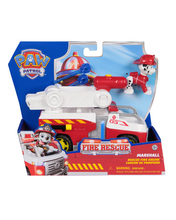 PAW Patrol Fire Rescue Themed Vehicle Marshall Solid