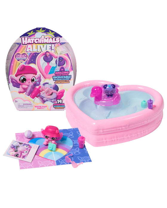 Hatchimals Alive Bestie Pool Party