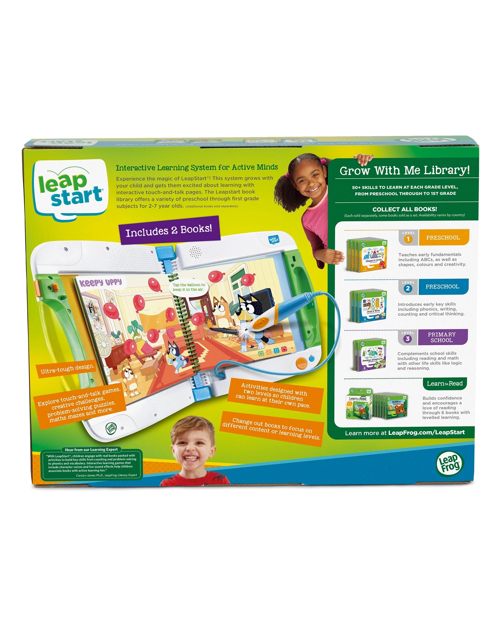 Vtech Bluey LeapStart Bundle Green – Kidstuff