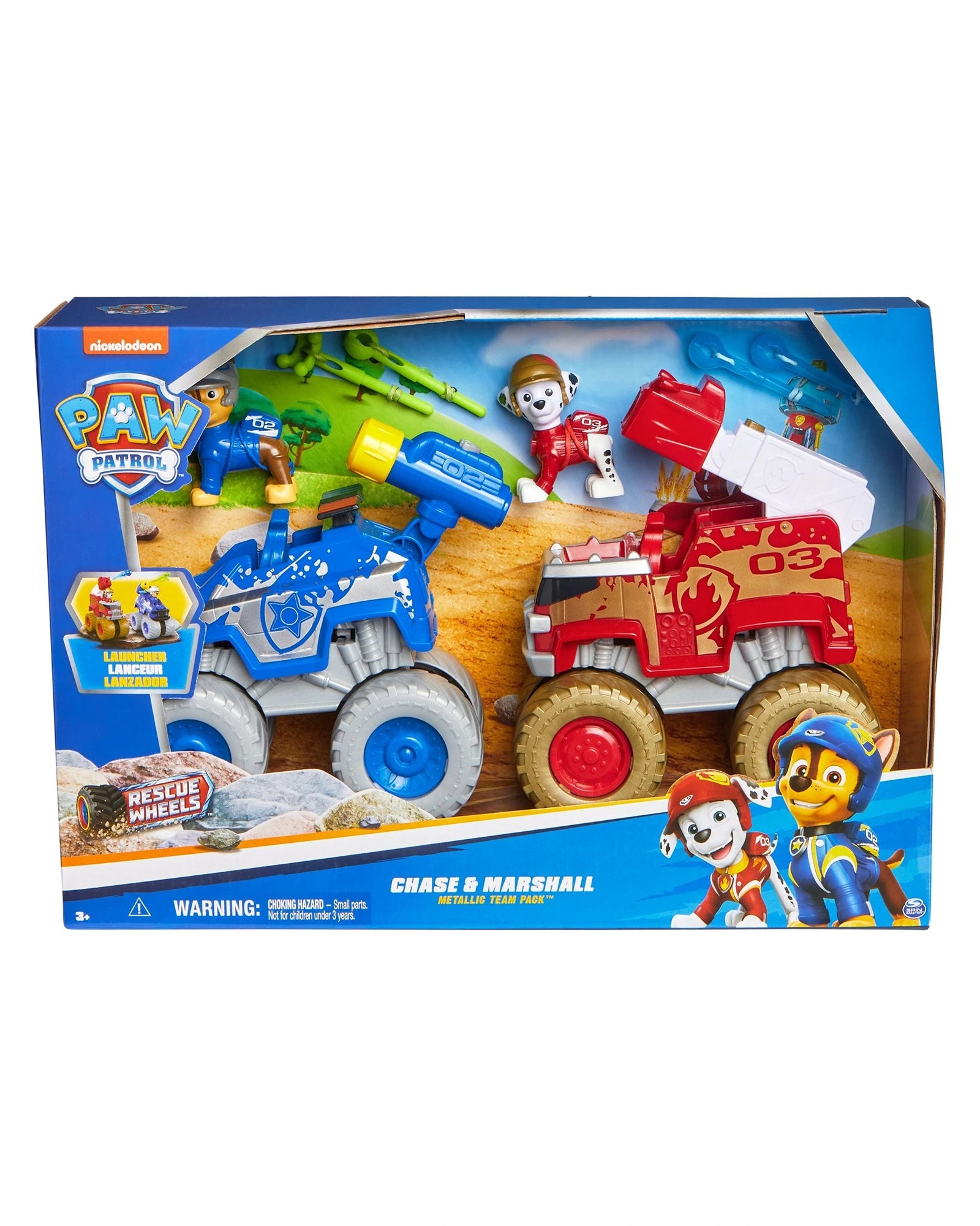 Paw Patrol Rescue Wheels Pack Metallic – Kidstuff