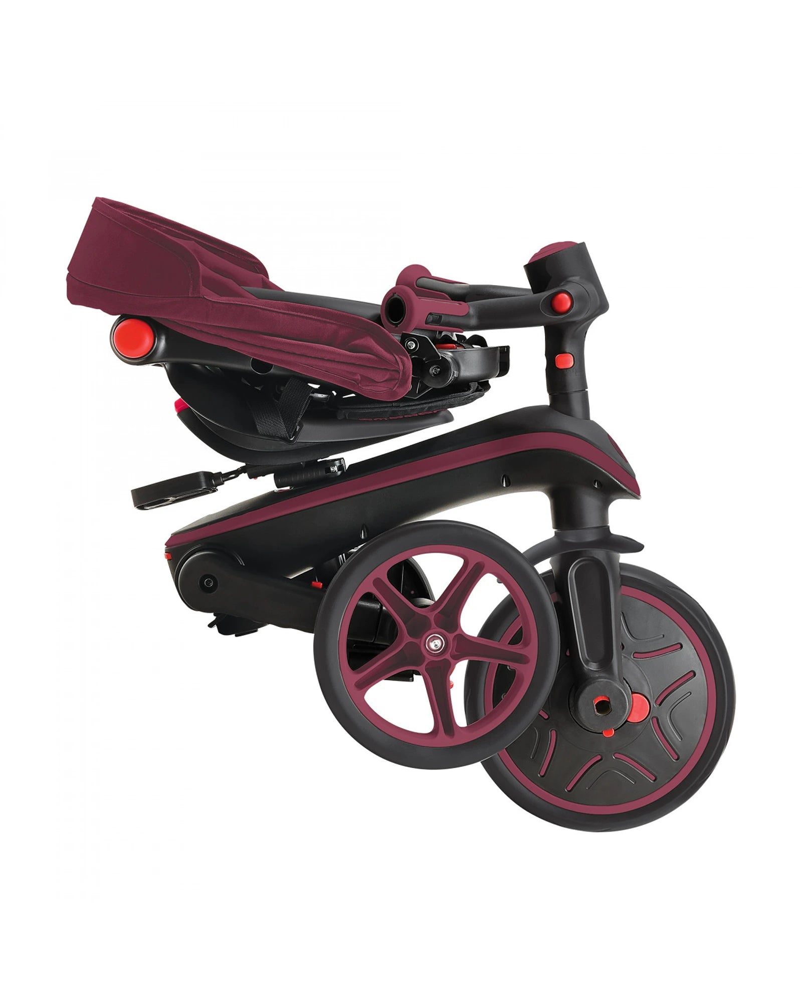 Globber Explorer Trike 4in1 Foldable Burgundy