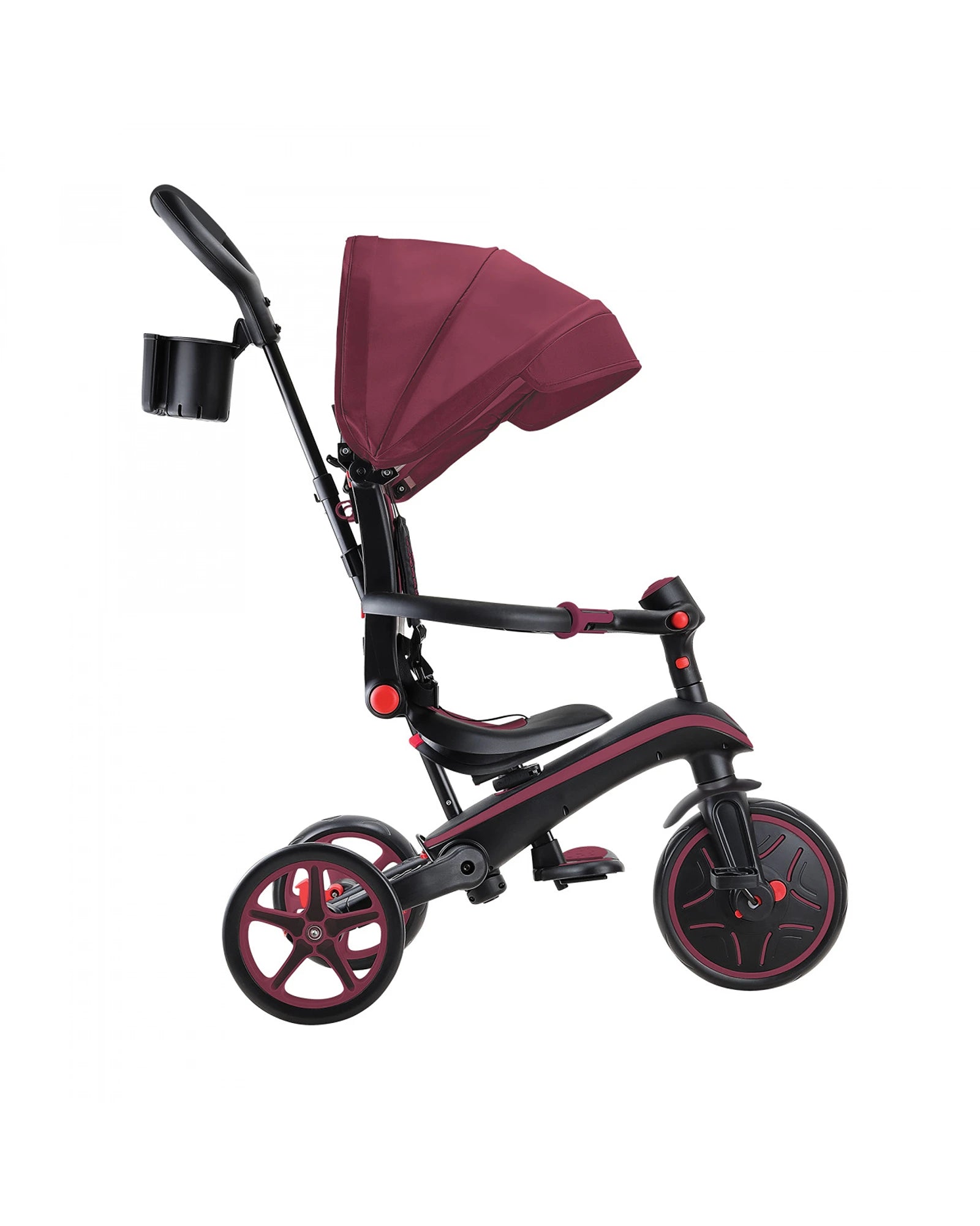 Globber Explorer Trike 4in1 Foldable Burgundy