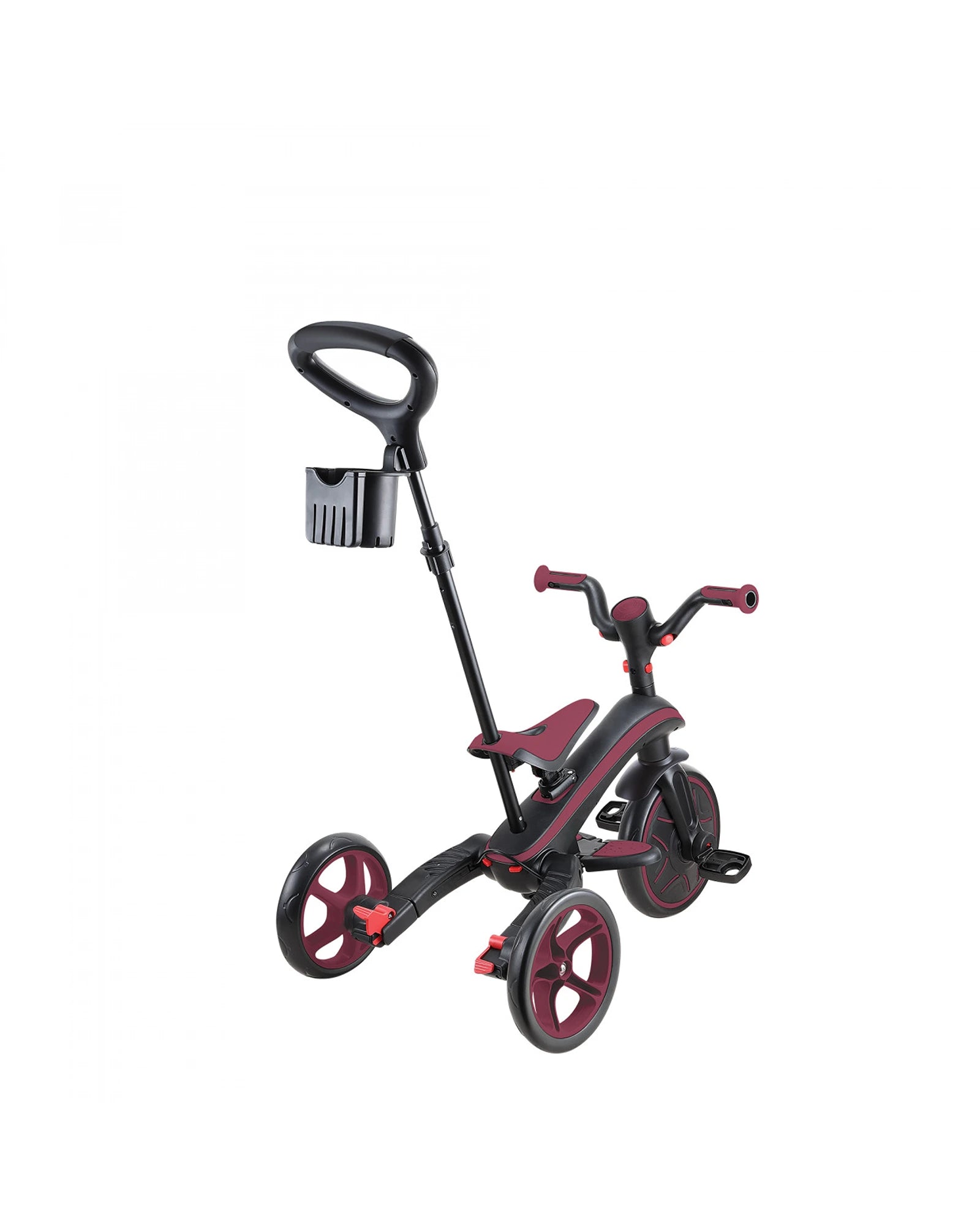 Globber Explorer Trike 4in1 Foldable Burgundy