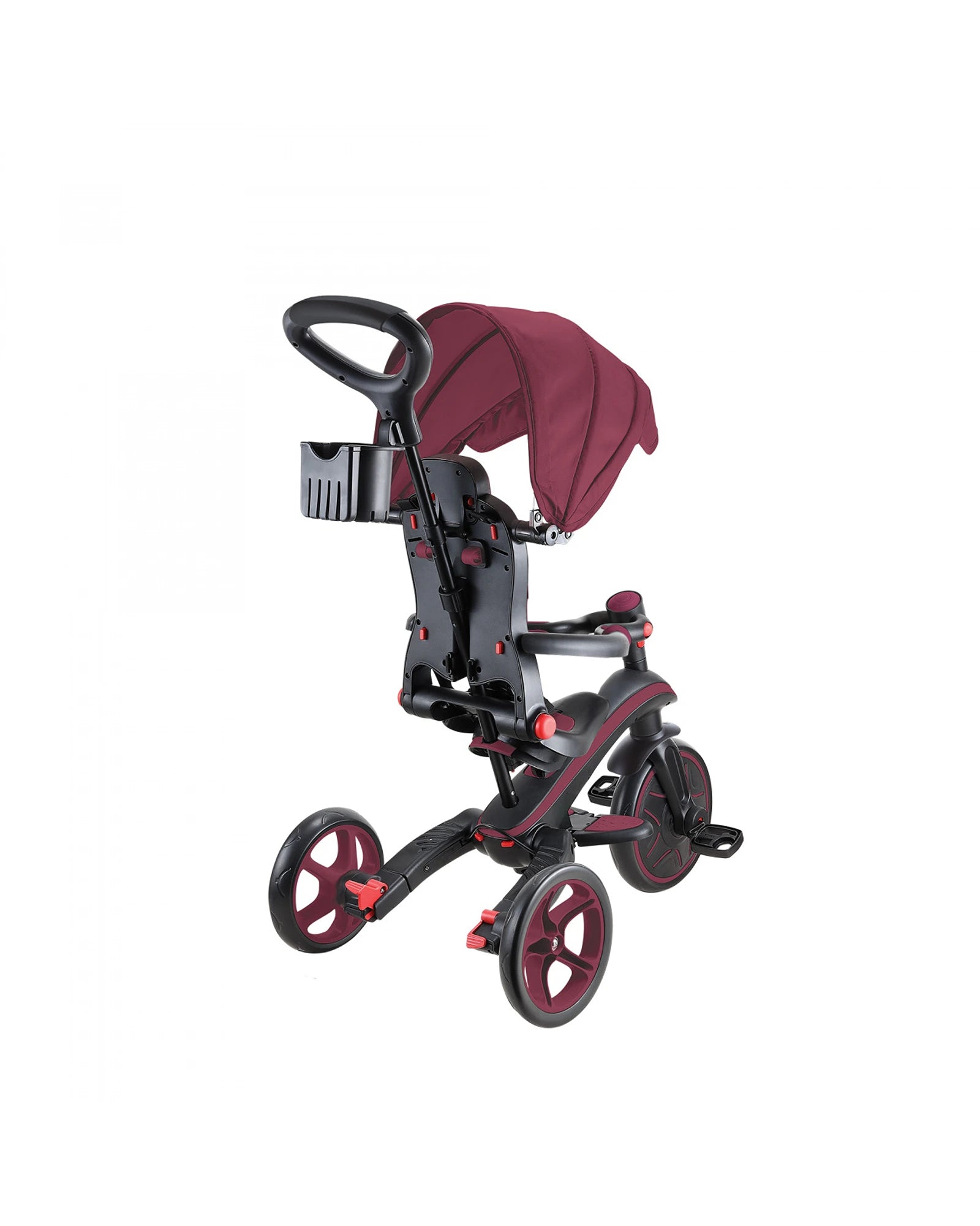 Globber Explorer Trike 4in1 Foldable Burgundy