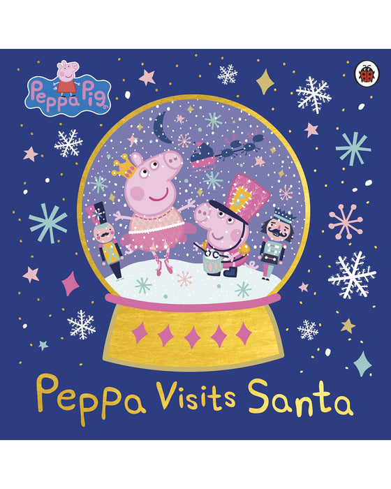 Peppa Visits Santa Paperback Book