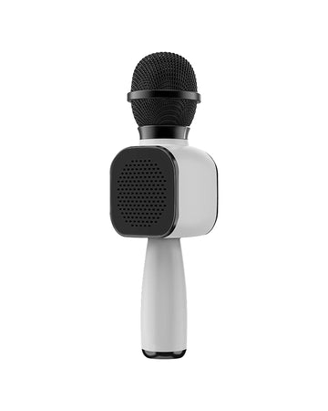 Moki Popstar Karaoke Microphone/Speaker - Black & White