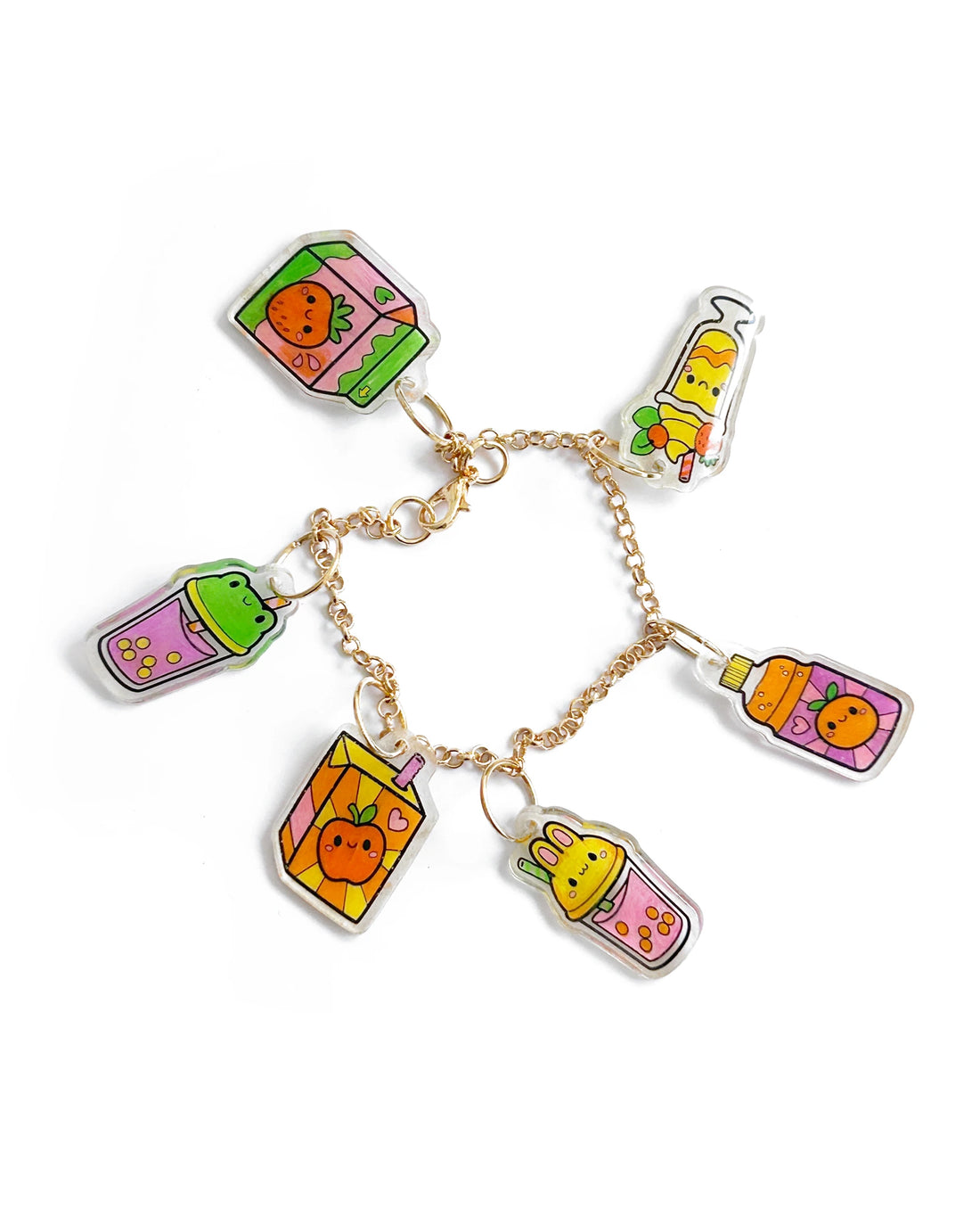 SHRINKORAMA - Charm Bracelet - Kawaii Drinks