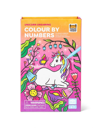 Tiger Tribe Colour By Numbers - Unicorn Dreaming