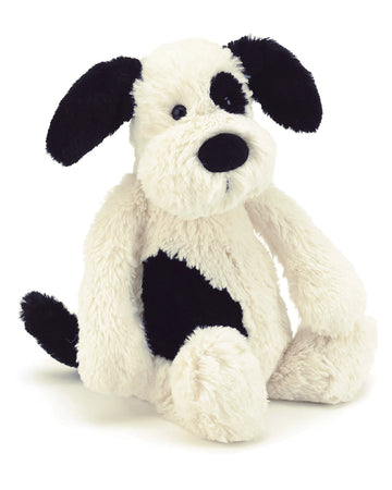 Bashful Black & Cream Puppy Little Small