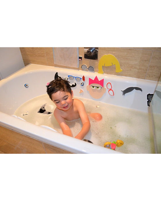 Bright Child Funny Face Bath Stickers