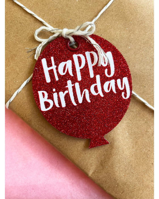 Candlebark Birthday Balloon Tag