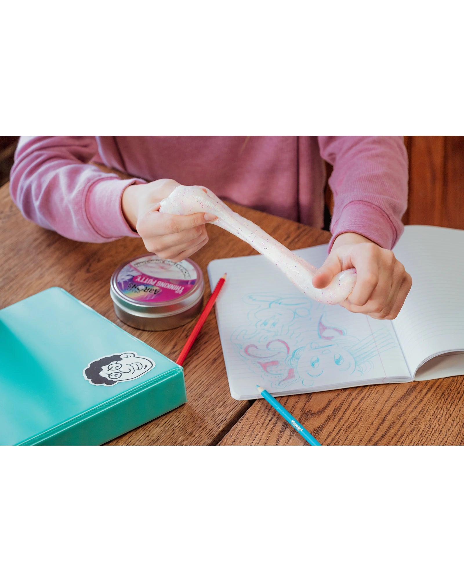 Aarons Putty 4 Inch Glowbrights Enchanting Unicorn