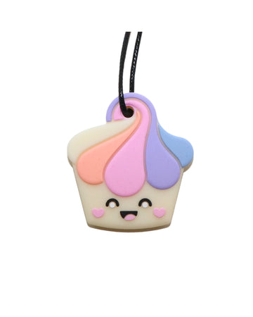 Cupcake Chew Pendant