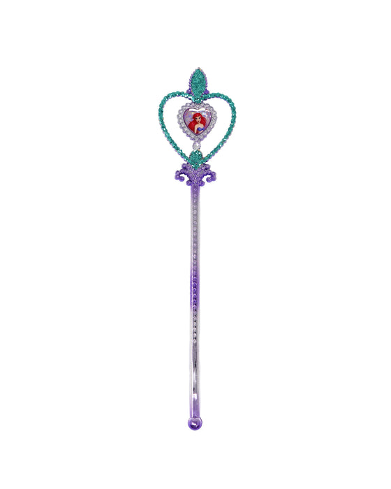 Pink Poppy Disney Princess Ariel Heart Gemstone & Glitter Wand