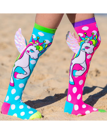 MADMIA Flying Unicorn Socks Kids & Adult