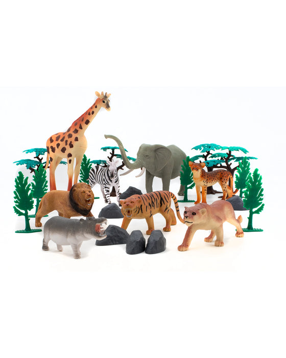 Zoo Crew Safari Wildlife 24pcs