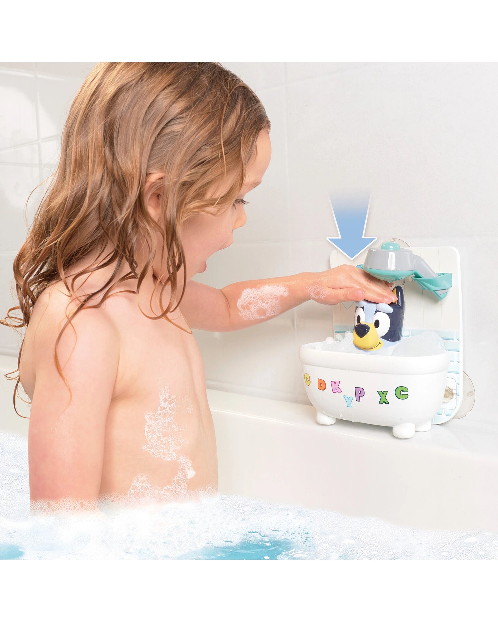 Shower & Scrub Bluey bath toy