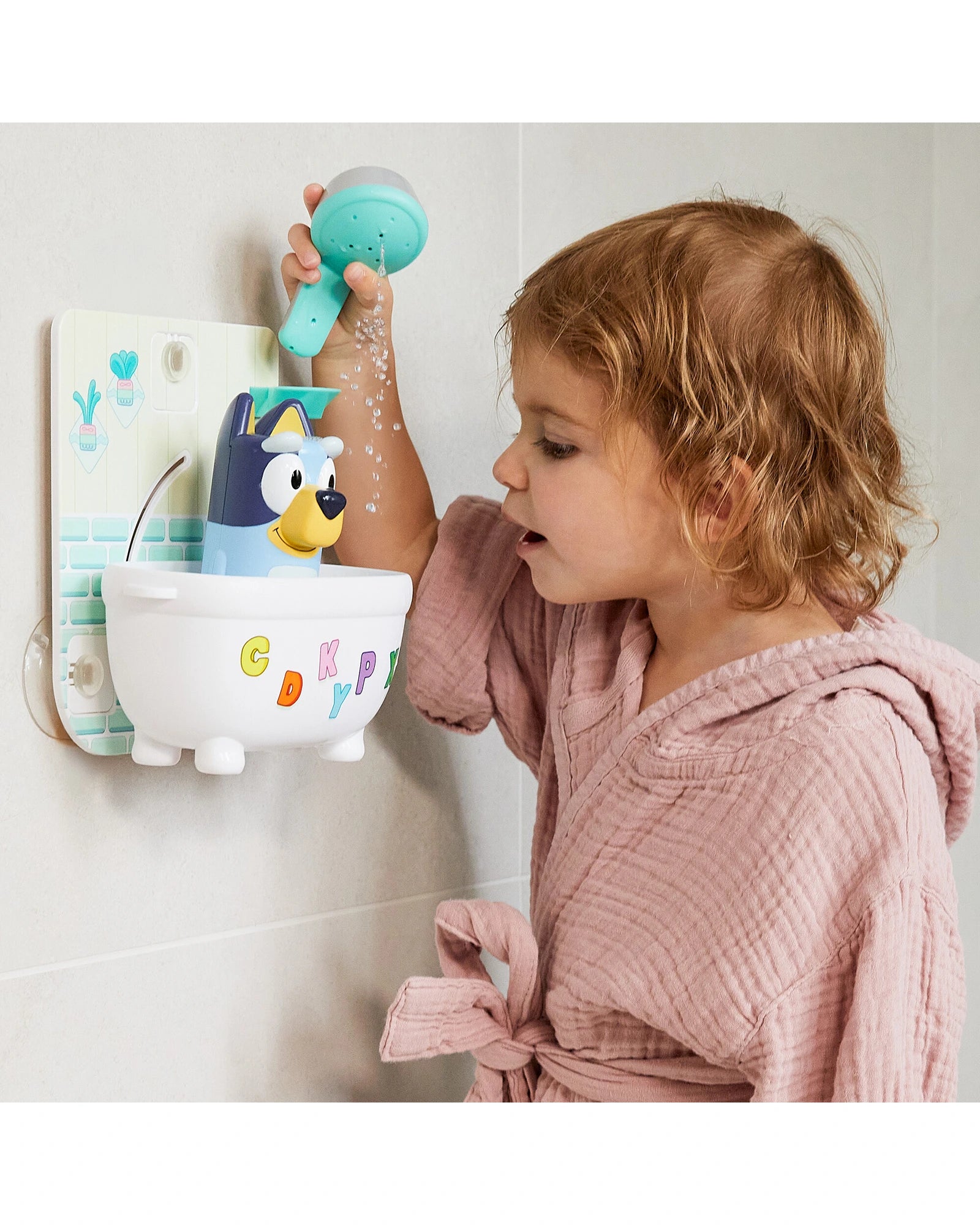 Shower & Scrub Bluey bath toy