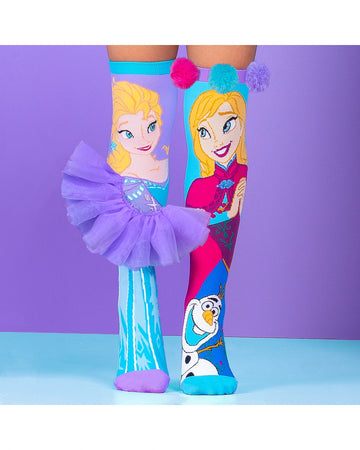 MADMIA Elsa & Anna Socks Toddler Ages 3-5