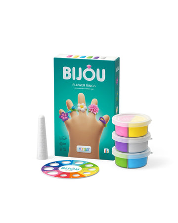 Hey Clay Bijou Flower Rings