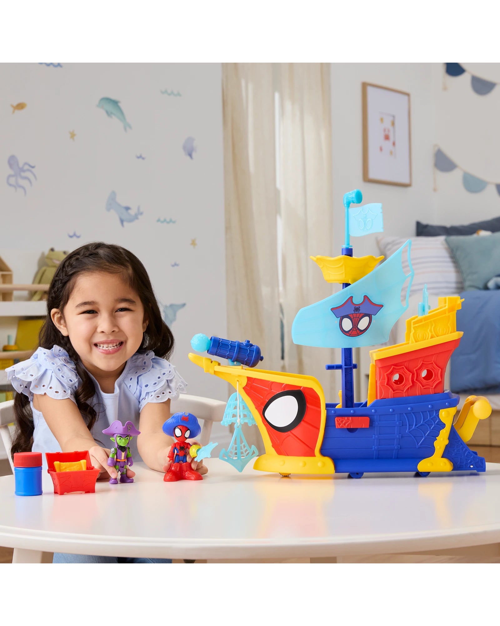 Spidey and Friends Webs Ahoy Bubble Ship