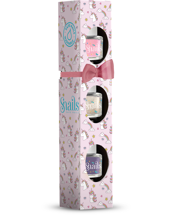 Snails Mini 3 Pack Unicorn