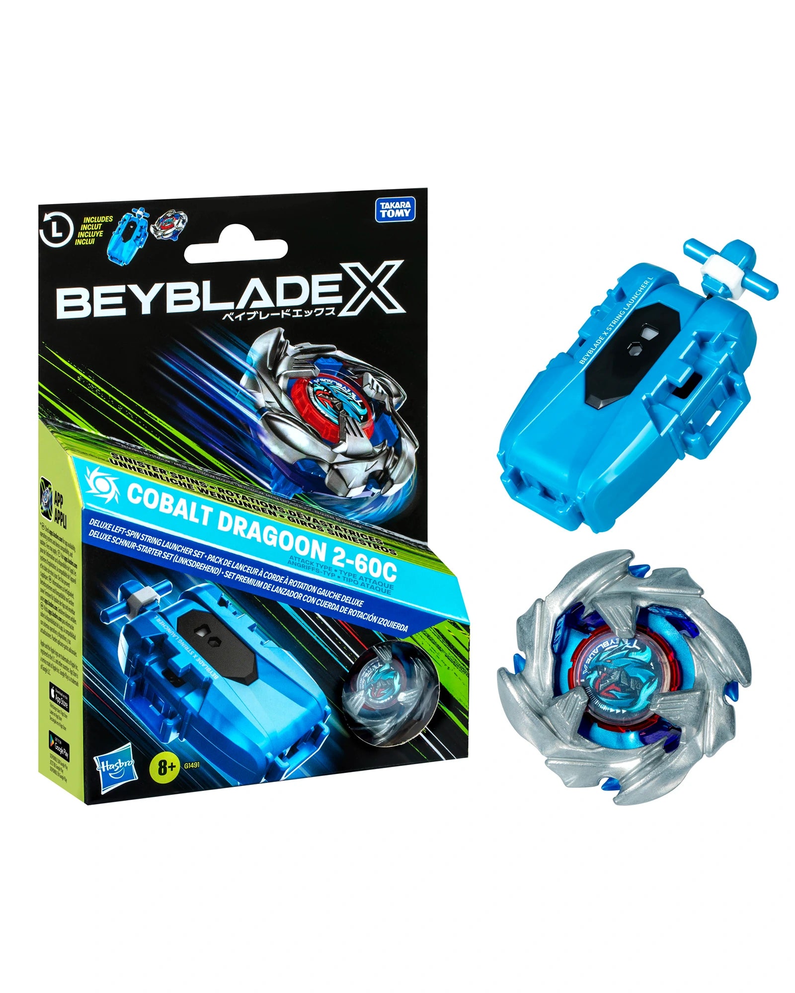 Beyblade Dlx Launcher Roosevelt Left Spin