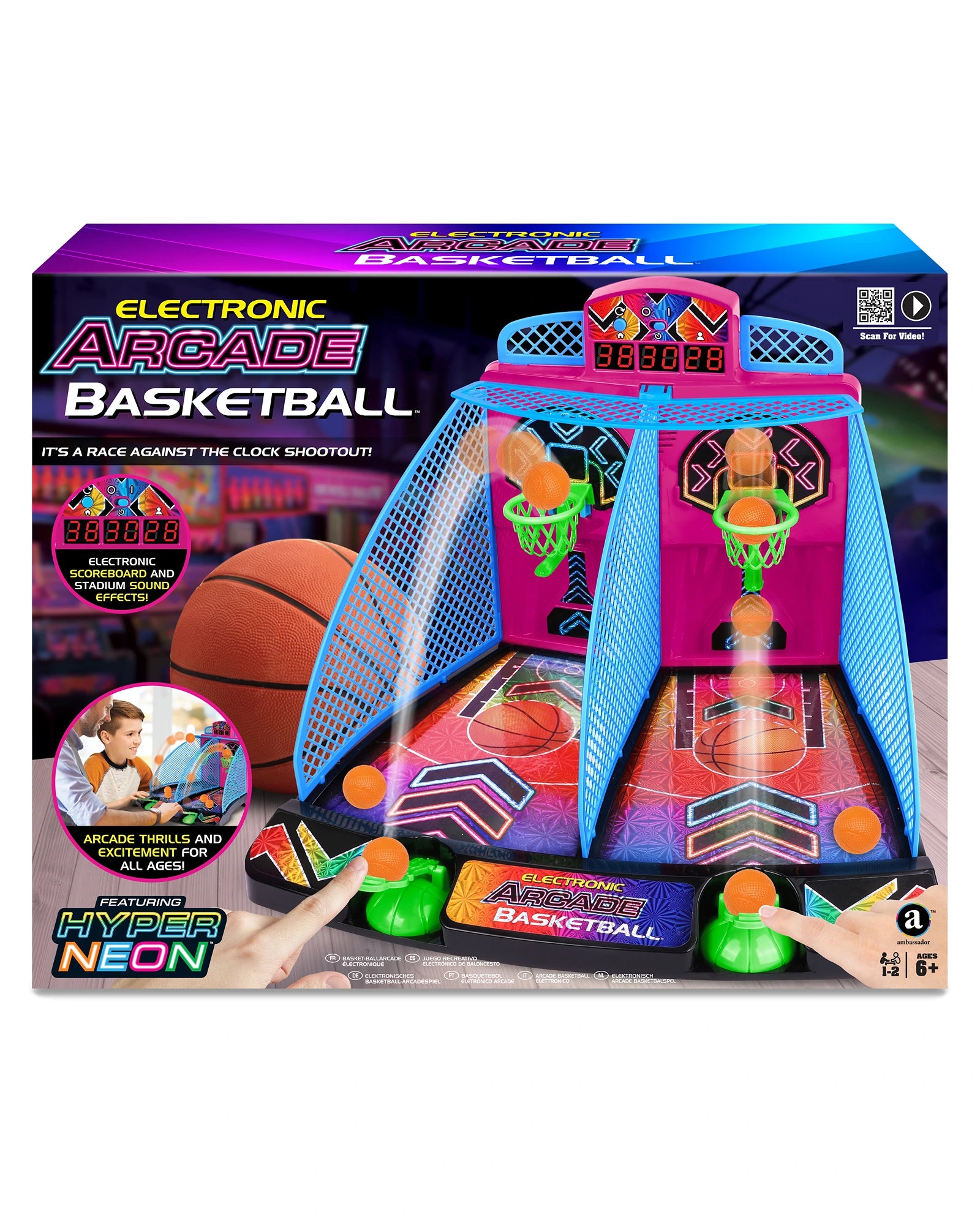 Electronic Arcade Basketball (Hyper Neon Series)