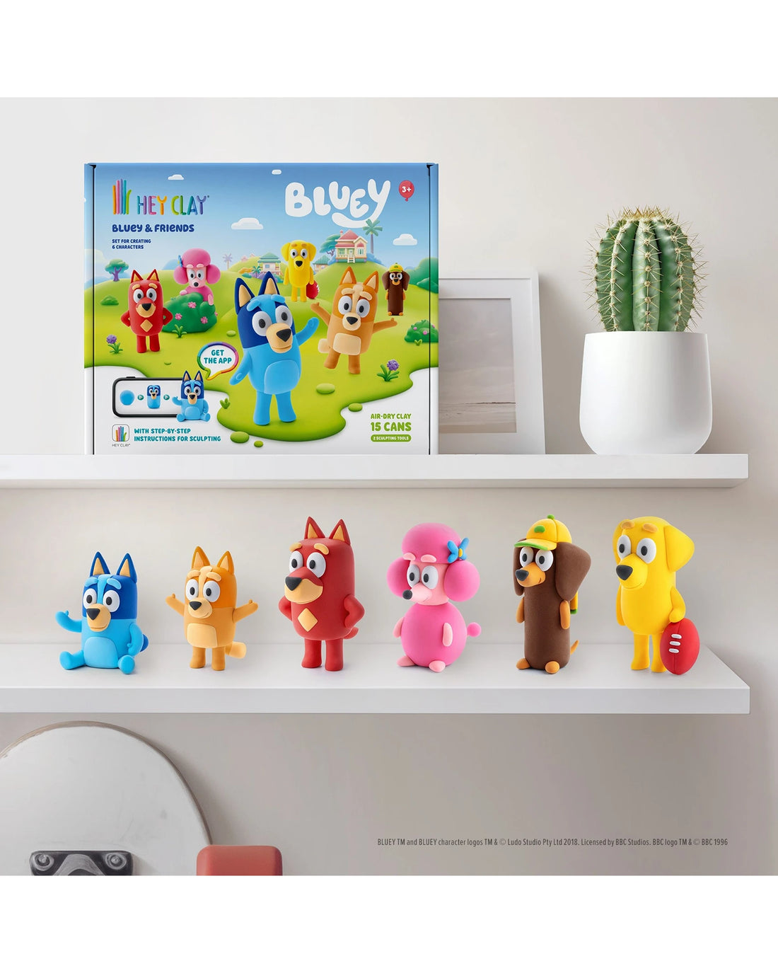 Hey Clay Bluey & Friends Set