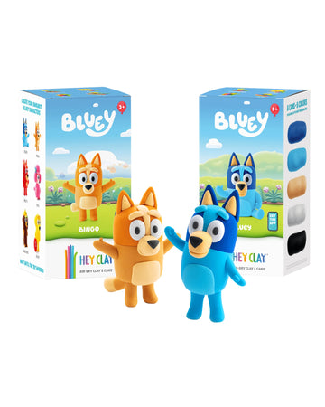 Hey Clay Bluey & Bingo Single Character - Assorted