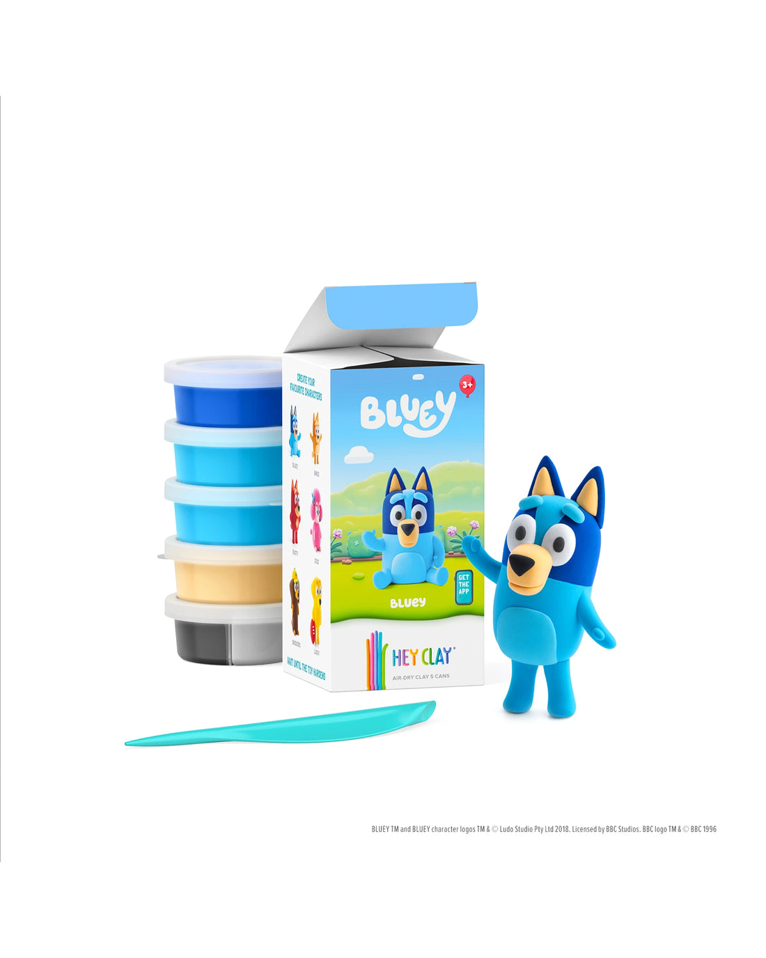 Hey Clay Bluey & Bingo Single Character - Assorted