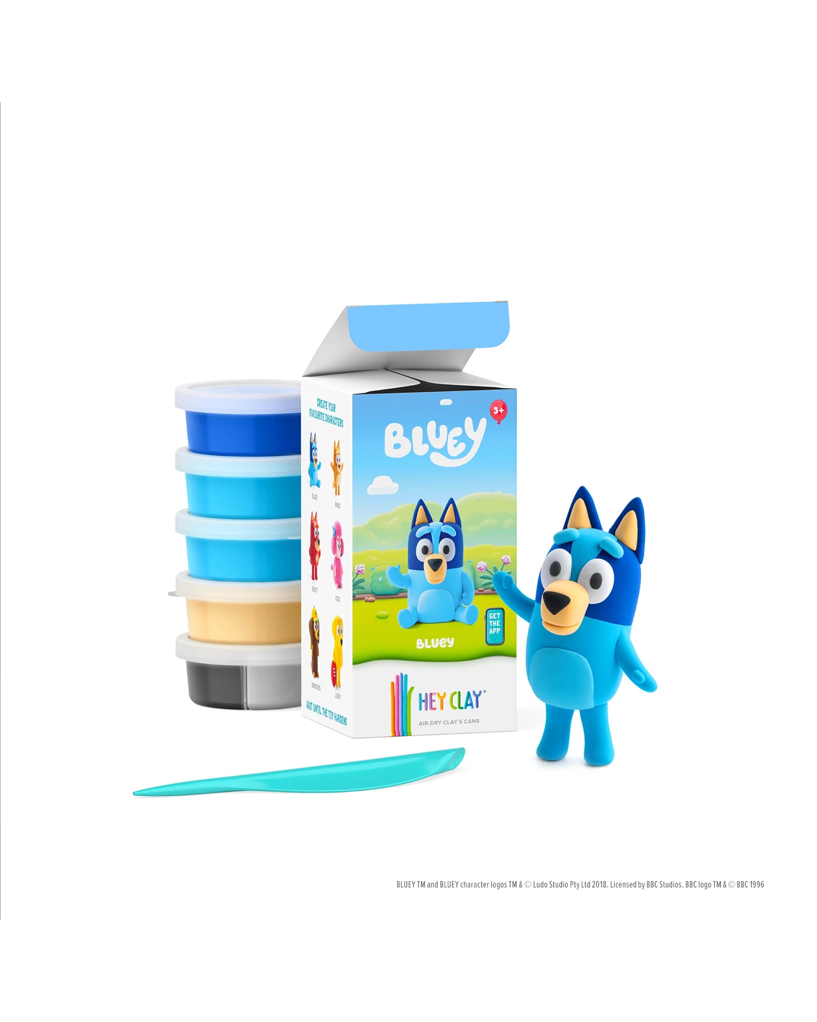 Hey Clay Bluey & Bingo Single Character - Assorted