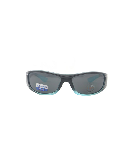 Sunbug Frosted Blue Wraps Polarised Sunglasses