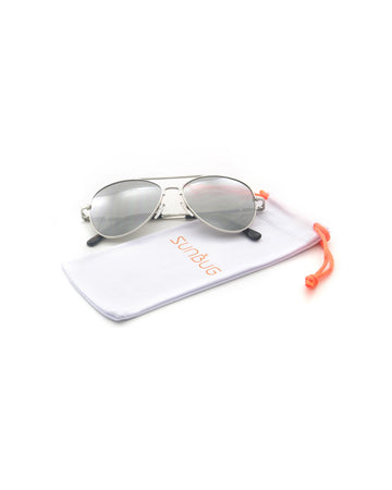 Sunbug Silver Pilot Sunglasses