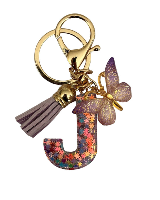Sparkle Keyring J