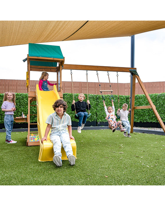 Lifespan Kids Birmingham Play Centre Set with 2.2m Yellow Slide
