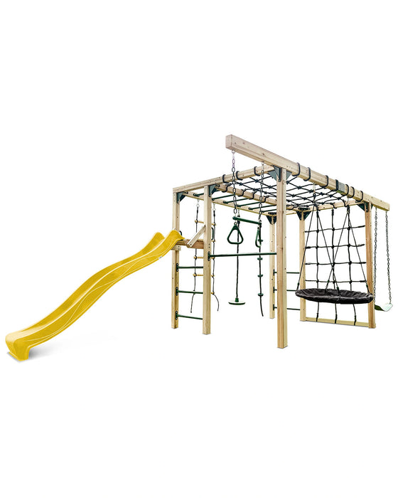 Lifespan Kids Orangutan Climbing Cube Jungle Gym Play Centre + Yellow Slide