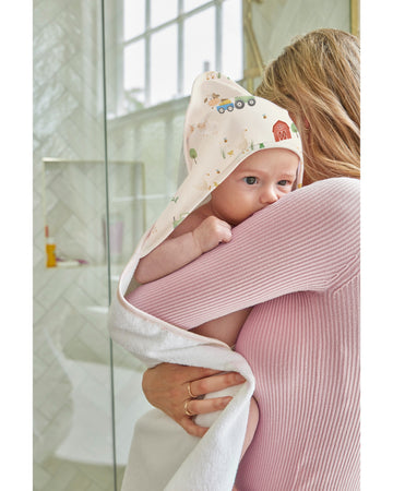 Little Stuff Farm Friends Hooded Towel