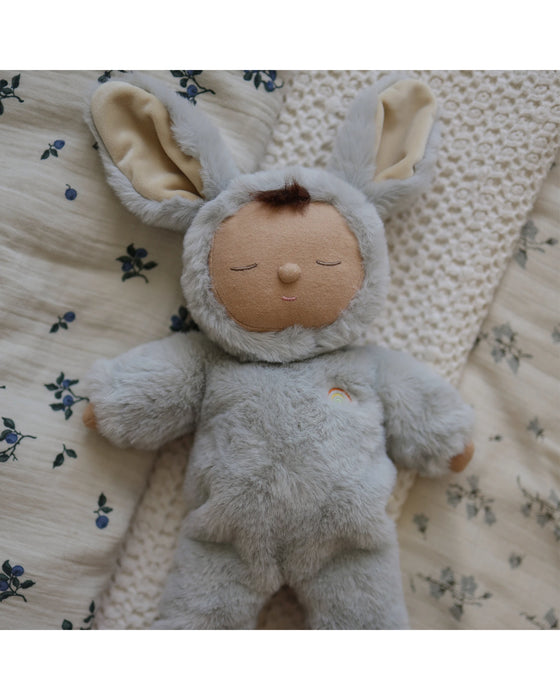 Olli Ella Lullaby Cozy Dinkum Bunny Pip - Smoke
