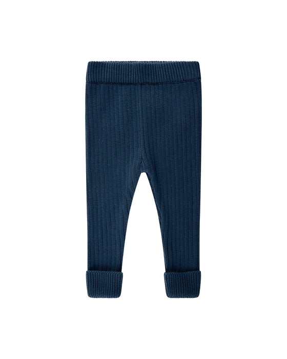 Kynd Baby Chunky Rib Knit Pants - Navy
