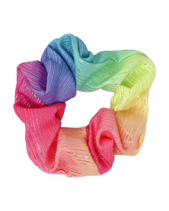 Pink Poppy Rainbow Scrunchie