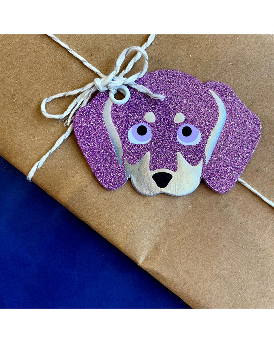 Candlebark Purple Puppy Tag