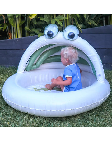 Sunnylife Kids Inflatable Pool Cookie the Croc Khaki