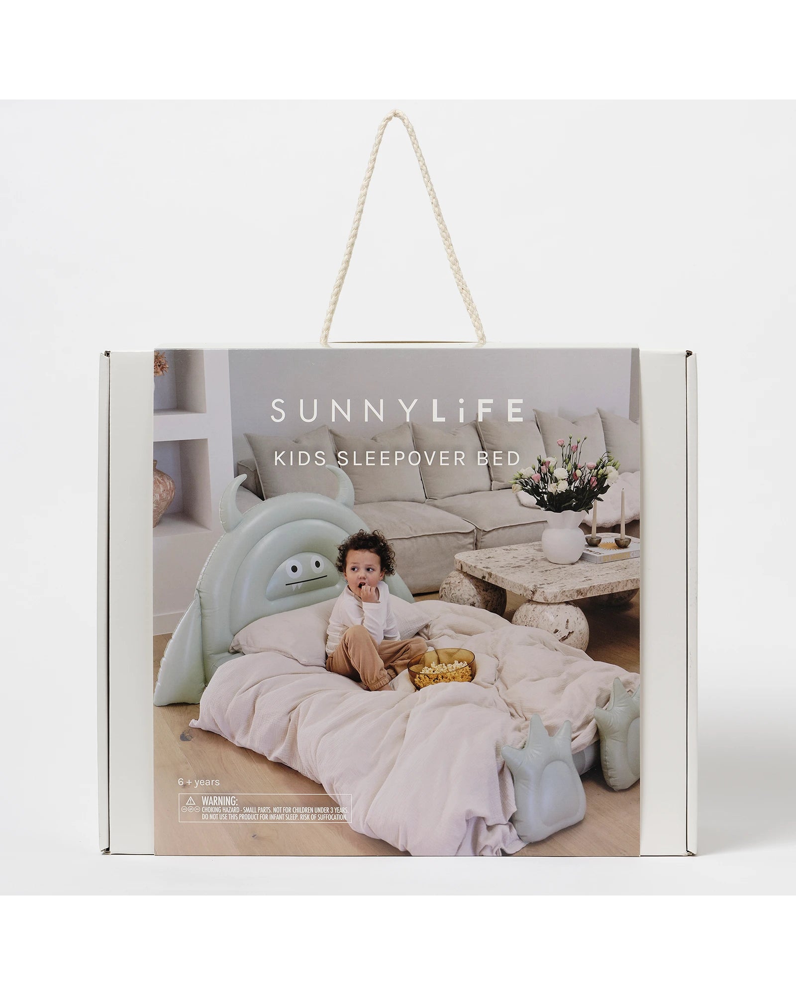 Kids Sleepover Bed Monster Sage